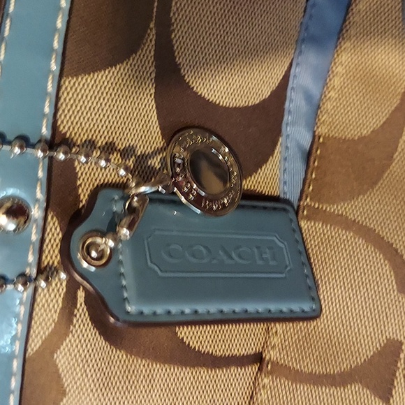 COACH Diaper Bag/Handbag Tote w/ Matching Coach SLG Items as a "Set" - Picture 5 of 16